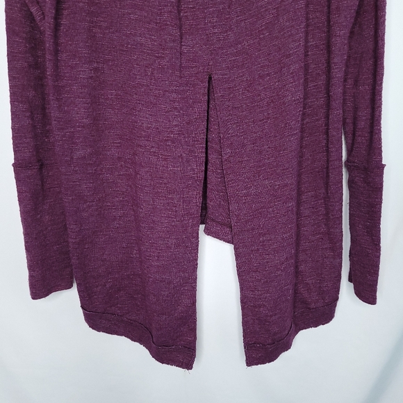 FREE PEOPLE WE THE FREE Split Back Turtleneck Long Sleeve Women's Top XS - Picture 10 of 12